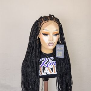 Frontal Crisscross Braids Wig